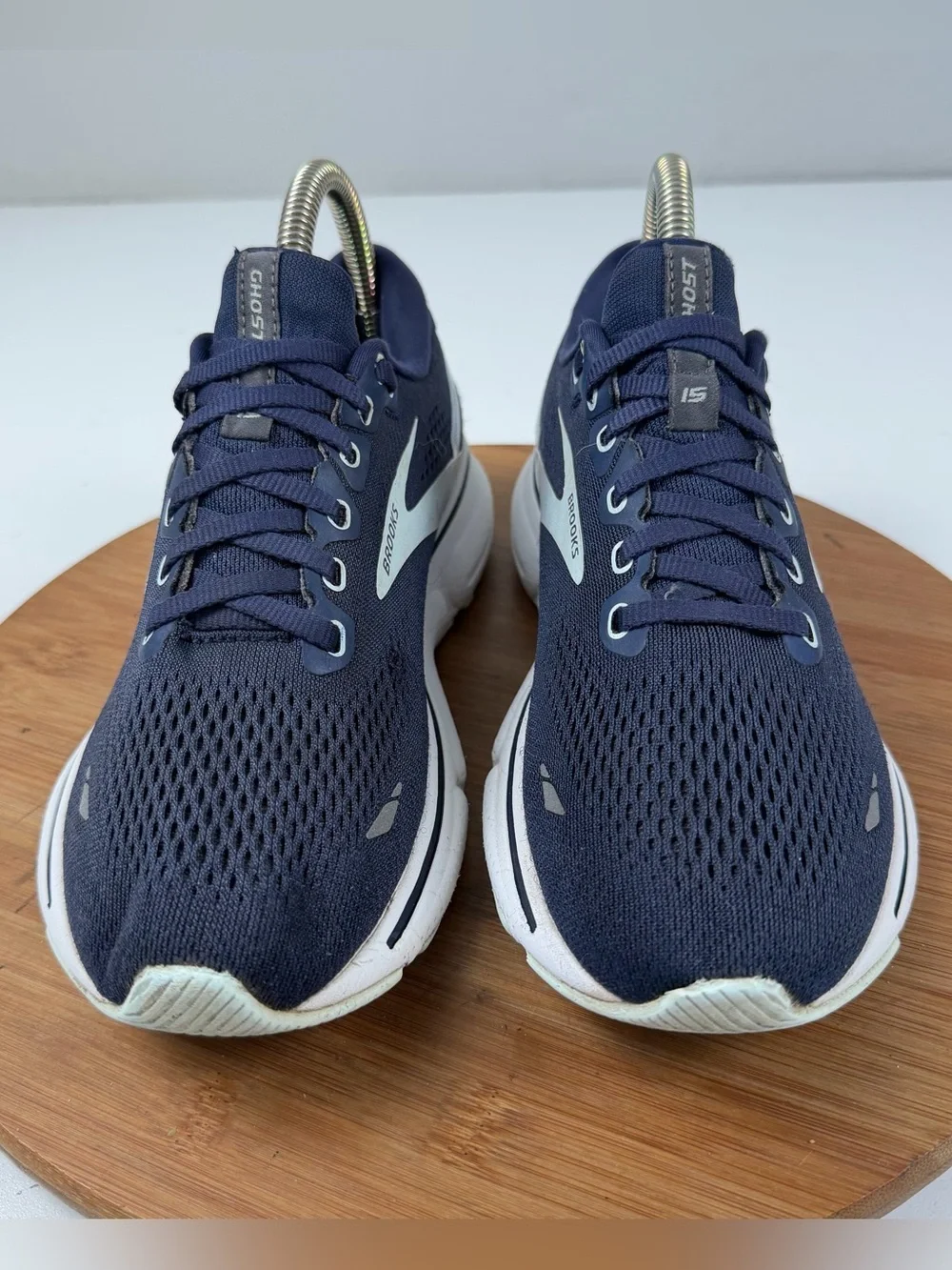 Brooks Ghost 15 Men’s Navy and Gray Running Sneakers